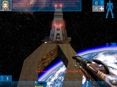 V CTF instgib nebyl problém mít killing spree. O něco větší problém byl přinést vlajku :-)) ale tento problém rozhodně nebyl nepřekonatelný :-)